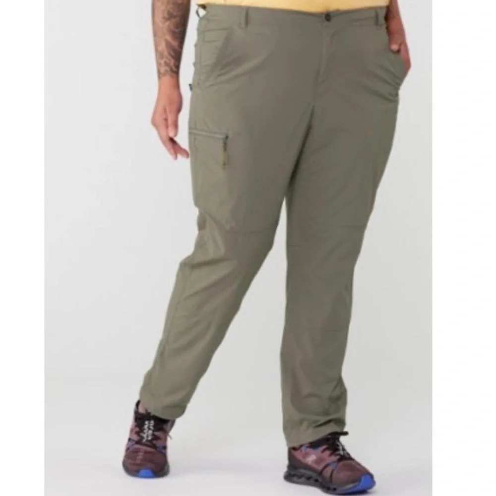 REI Co-Op Trailmade Hiking Pant, Dk Olive Green, Women’s Size 10 - Picture 5 of 17
